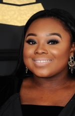 JEKALYN CARR at 59th Annual Grammy Awards in Los Angeles 02/12/2017