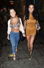 JEMMA LUCY and CHANTELLE CONNELLY Night Out in Newcastle 02/11/2017