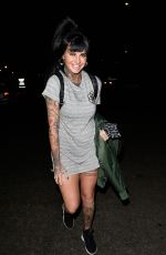 JEMMA LUCY Leaves Victoria Warehouse in Manchester 02/19/2017