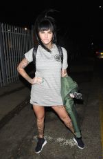 JEMMA LUCY Leaves Victoria Warehouse in Manchester 02/19/2017