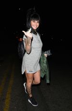 JEMMA LUCY Leaves Victoria Warehouse in Manchester 02/19/2017