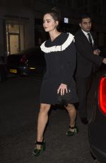 JENNA LOUISE COLEMAN at Pre-Bafta Dinner in London 02/10/2017