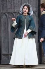 JENNA LOUISE COLEMAN on the Set of 