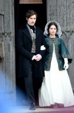 JENNA LOUISE COLEMAN on the Set of 