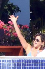 JENNIFER ANISTON in Bikini on Vacation in Los Cabos 02/11/2017