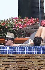 JENNIFER ANISTON in Bikini on Vacation in Los Cabos 02/11/2017