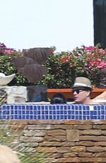 JENNIFER ANISTON in Bikini on Vacation in Los Cabos 02/11/2017