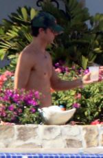 JENNIFER ANISTON in Bikini on Vacation in Los Cabos 02/11/2017