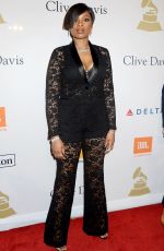 JENNIFER HUDSON at Clive Davis Pre-grammy Party in Los Angeles 02/11/2017