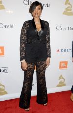 JENNIFER HUDSON at Clive Davis Pre-grammy Party in Los Angeles 02/11/2017