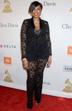 JENNIFER HUDSON at Clive Davis Pre-grammy Party in Los Angeles 02/11/2017