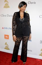 JENNIFER HUDSON at Clive Davis Pre-grammy Party in Los Angeles 02/11/2017