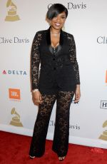 JENNIFER HUDSON at Clive Davis Pre-grammy Party in Los Angeles 02/11/2017