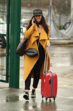 JENNIFER METCALFE Ariives at a Station in Liverpool 02/28/2017