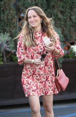 JENNIFER MEYER Out for Lunch at Il Pastaio in Beverly Hills 02/15/2017