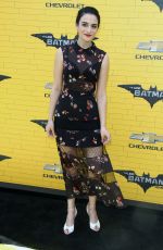 JENNY SLATE at The Lego Batman Movie Premiere in Los Angeles 02/04/2017