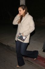 JESSICA ALBA at Matsuhisa Restaurant in Beverly Hills 02/01/2017