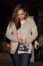 JESSICA ALBA at Matsuhisa Restaurant in Beverly Hills 02/01/2017