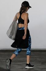 JESSICA ALBA in Tights at a Gym in Los Angeles 02/04/2017