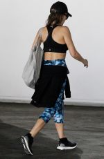 JESSICA ALBA in Tights at a Gym in Los Angeles 02/04/2017