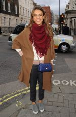 JESSICA ALBA Out and About in London 02/22/2017