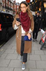 JESSICA ALBA Out and About in London 02/22/2017