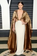 JESSICA BIEL at 2017 Vanity Fair Oscar Party in Beverly Hills 02/26/2017