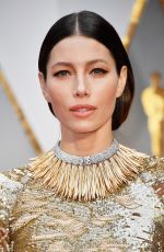 JESSICA BIEL at 89th Annual Academy Awards in Hollywood 02/26/2017