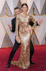 JESSICA BIEL at 89th Annual Academy Awards in Hollywood 02/26/2017