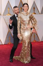 JESSICA BIEL at 89th Annual Academy Awards in Hollywood 02/26/2017