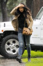 JESSICA GOMES Out and About in Beverly Hills 02/19/2017