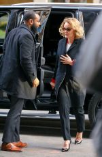 JESSICA LANGE Arrives at SiriusXM Studios in New York 02/13/2017