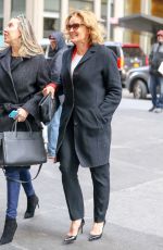 JESSICA LANGE Arrives at SiriusXM Studios in New York 02/13/2017