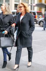 JESSICA LANGE Arrives at SiriusXM Studios in New York 02/13/2017