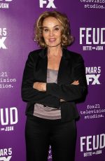 JESSICA LANGE at Feud Tastemaker Dinner in New York 02/13/2017