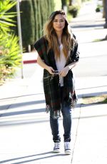 JESSICA SANCHEZ Out in Beverly Hills 02/21/2017