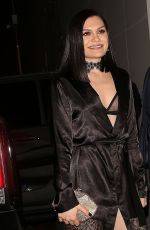JESSIE J Leaves Catch LA in West Hollywood 02/12/2017