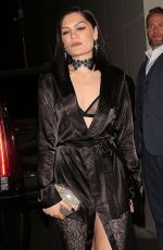 JESSIE J Leaves Catch LA in West Hollywood 02/12/2017