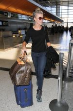 JOANNA KRUPA at LAX Airport in Los Angeles 02/22/2017