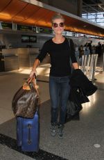 JOANNA KRUPA at LAX Airport in Los Angeles 02/22/2017