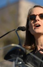 JODIE FOSTER Speaks at United Voices Rally against Trump