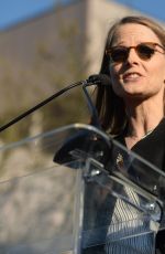 JODIE FOSTER Speaks at United Voices Rally against Trump