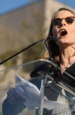JODIE FOSTER Speaks at United Voices Rally against Trump