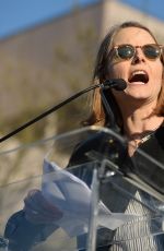 JODIE FOSTER Speaks at United Voices Rally against Trump