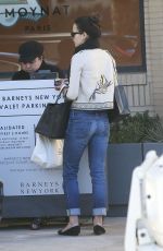 JORDANA BREWSTER Shopping at Barneys New York in Beverly Hills 02/23/2017