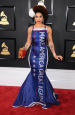 JOY VILLA at 59th Annual Grammy Awards in Los Angeles 02/12/2017