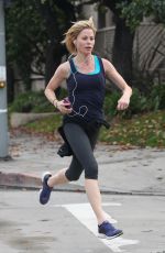 JULIA BOWEN Out for Jogging in Sherman Oaks 02/06/2017