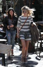 JULIANNE HOUGH Leaves Cafe Zinque in West Hollywood 02/23/2017