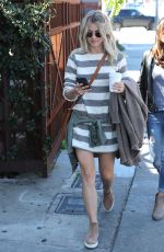 JULIANNE HOUGH Leaves Cafe Zinque in West Hollywood 02/23/2017