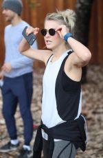 JULIANNE HOUGH Out Hiking in Studio City 02/11/2017